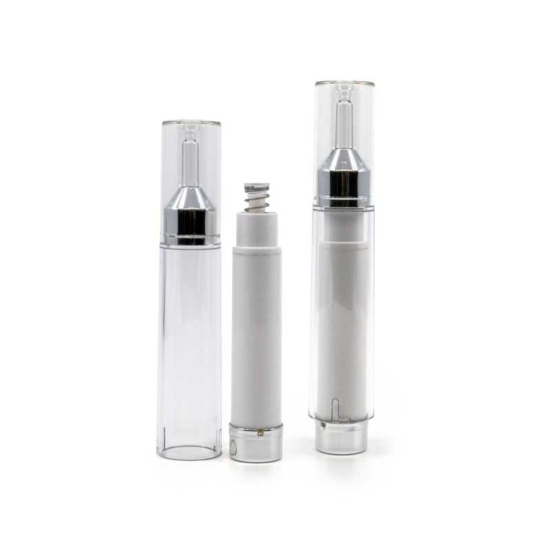 TheAirless SerumBottle is a great tool for storing creams, gels and serums.
It will protect your final product from air and from contamination by bacteria. For