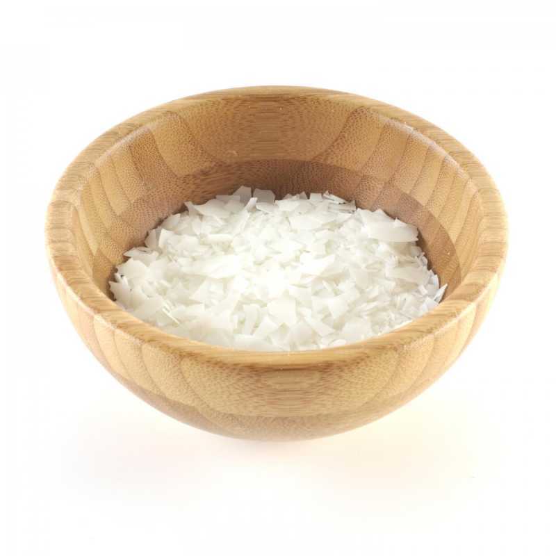 Cetyl alcohol is an emulsifier made from coconut. It was discovered in 1817 as a waxy substance that is an excellent emulsifier, softener and thickener. It is r