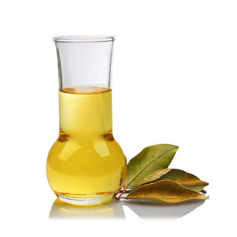 Bay leaf essential oil is produced by steam distillation of the leaves of the Laurus nobilis plant. It is known for its effects on the nervous system. It has an