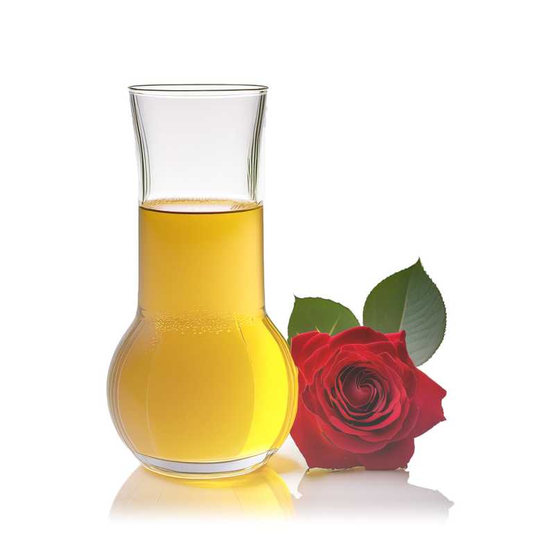 Rose of Damascena essential oil is one of the very rare and valuable essential oils. It is produced by steam distillation of rose petals, which must be processe