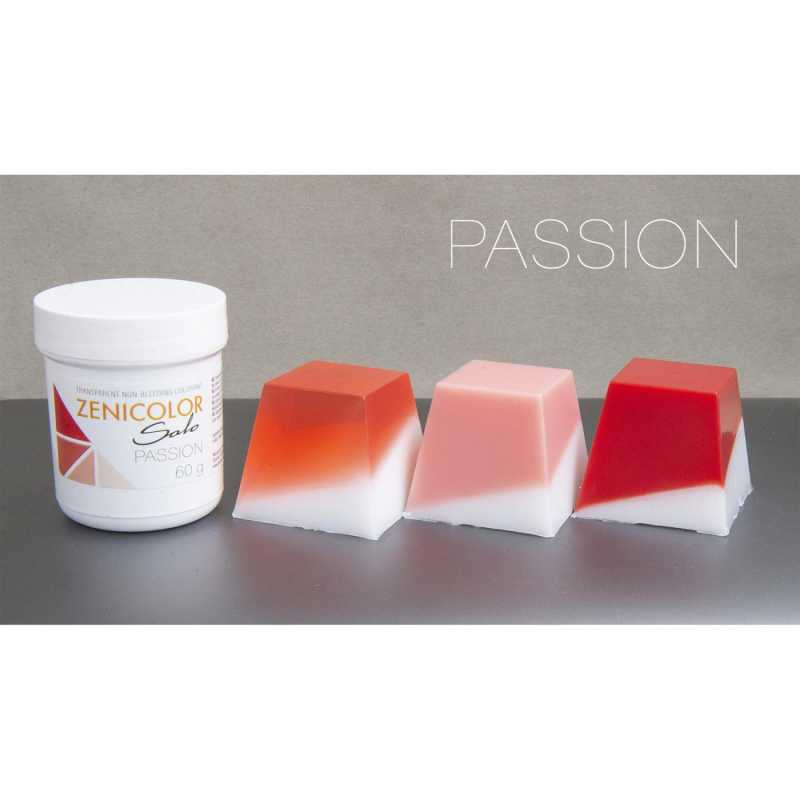 ZENICOLOR Solodyes are made in Slovakia and are intended for colouring soap masses, ideally soap bouquets.
The individual colours do not migrate, i.e. they do 