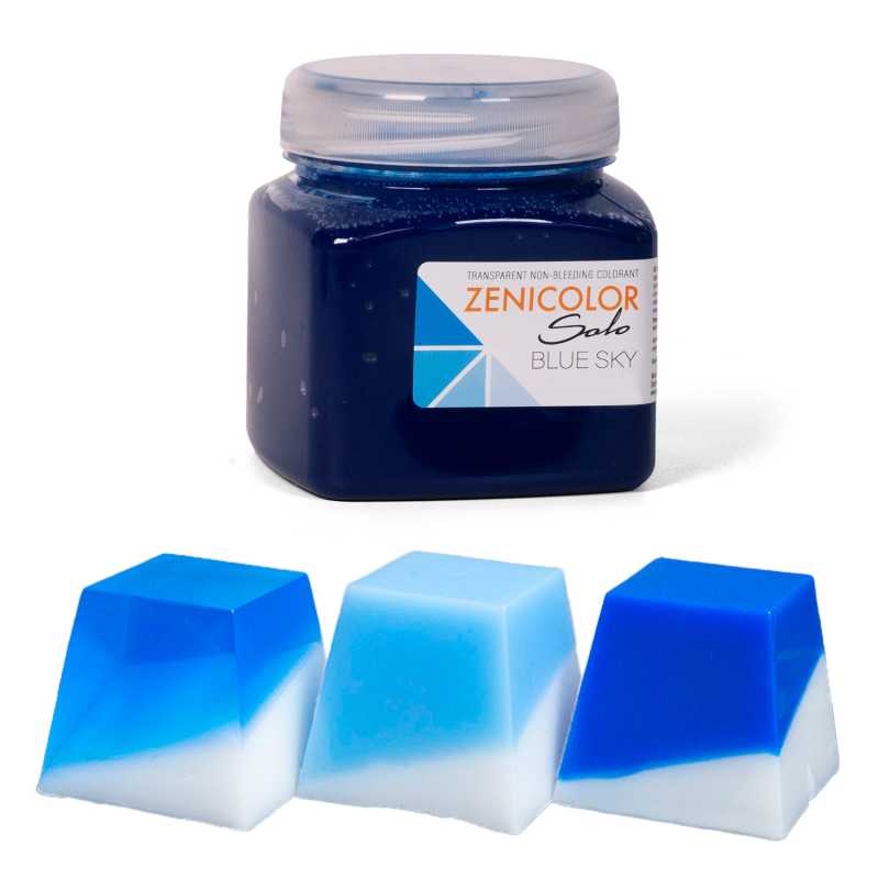ZENICOLOR SOLO, Melt & Pour Colourant, 250 g Blue Sky