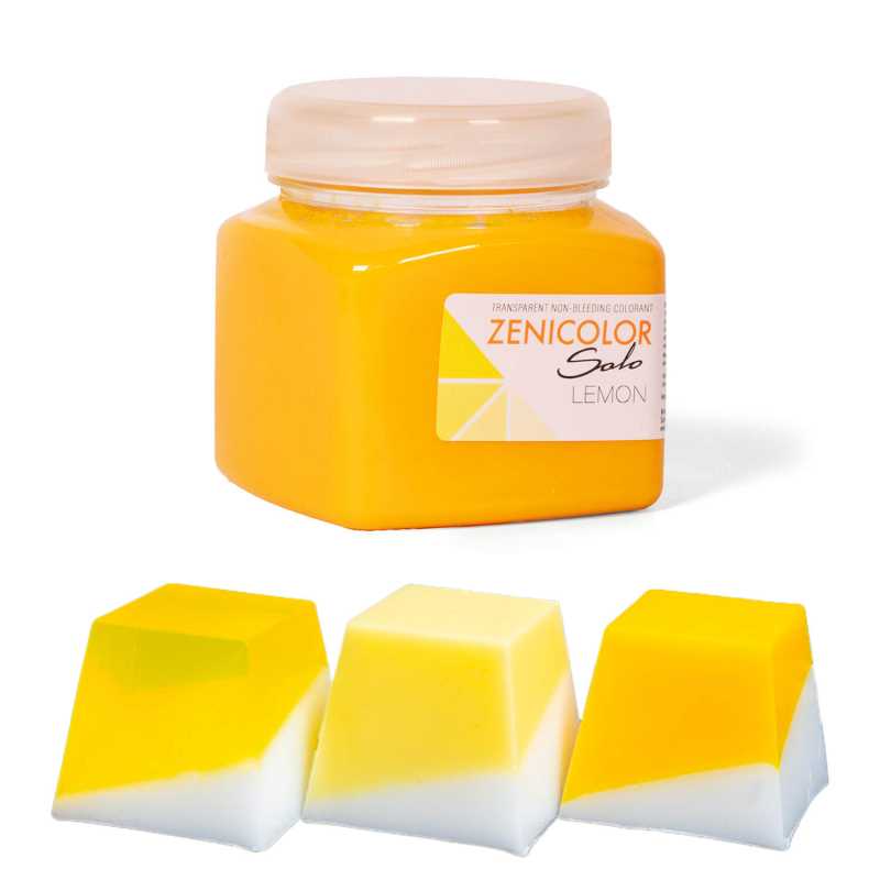 ZENICOLOR SOLO, Melt & Pour Colourant, 250 g Lemon