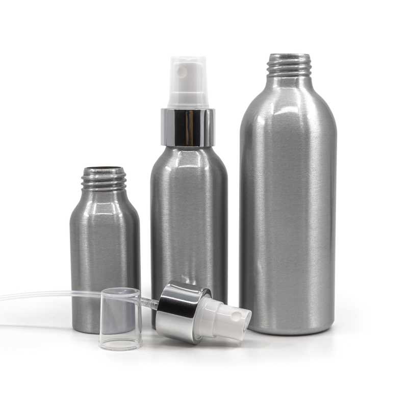 Thealuminium bottle is lightweight and durable. It is coated on the inside with EPA (a special resin), so your product will not come into contact with the alumi