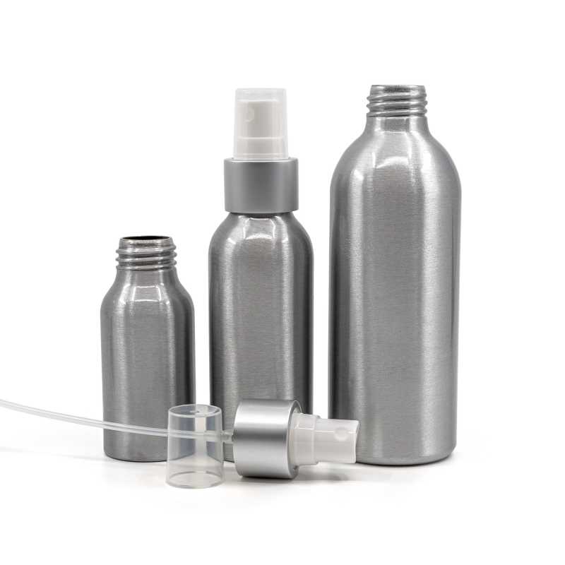 Thealuminium bottle is lightweight and durable. It is coated on the inside with EPA (a special resin), so your product will not come into contact with the alumi