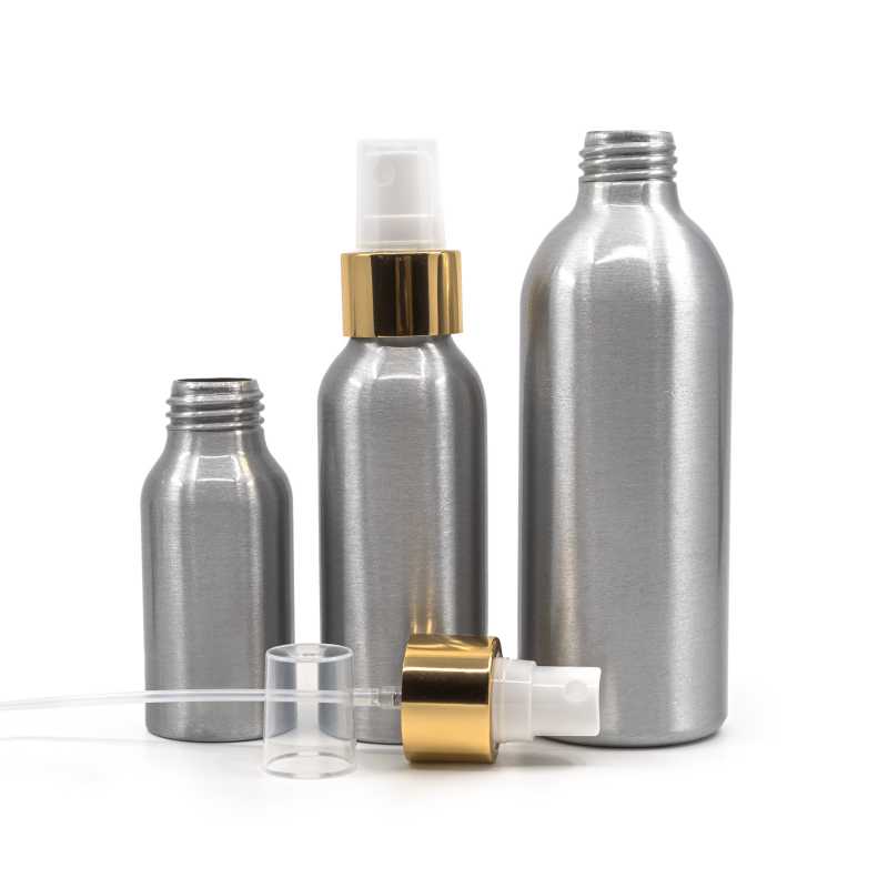 Thealuminium bottle is lightweight and durable. It is coated on the inside with EPA (a special resin), so your product will not come into contact with the alumi