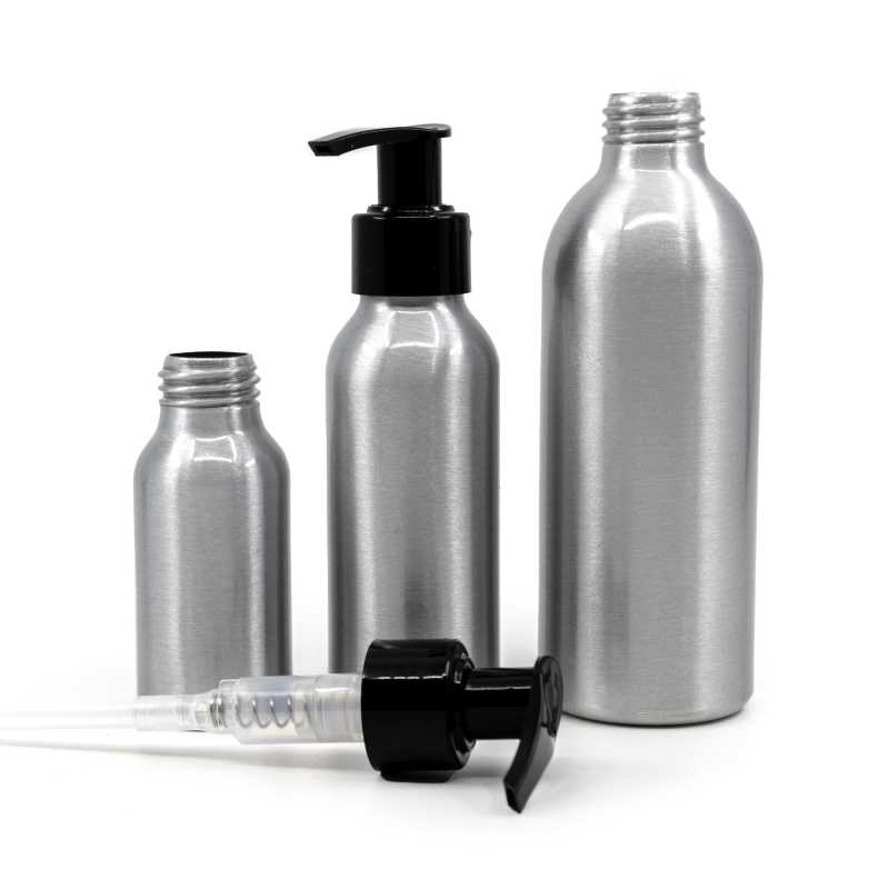 Thealuminium bottle is lightweight and durable. It is coated on the inside with EPA (a special resin), so your product will not come into contact with the alumi