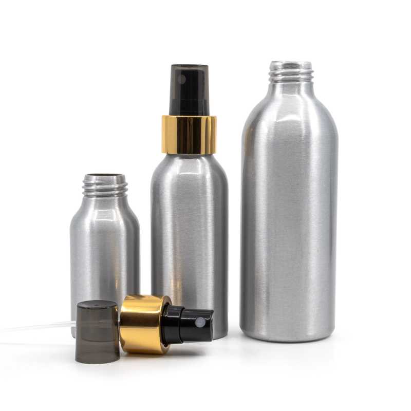 Thealuminium bottle is lightweight and durable. It is coated on the inside with EPA (a special resin), so your product will not come into contact with the alumi