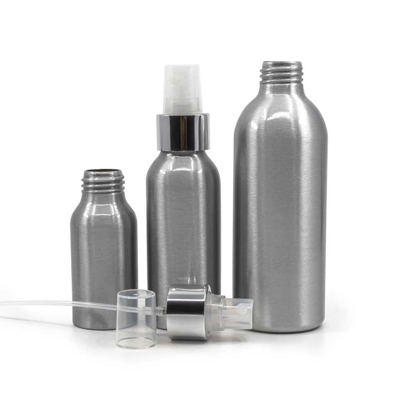 Thealuminium bottle is lightweight and durable. It is coated on the inside with EPA (a special resin), so your product will not come into contact with the alumi