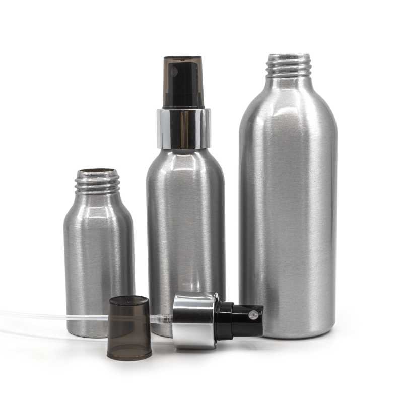 Thealuminium bottle is lightweight and durable. It is coated on the inside with EPA (a special resin), so your product will not come into contact with the alumi