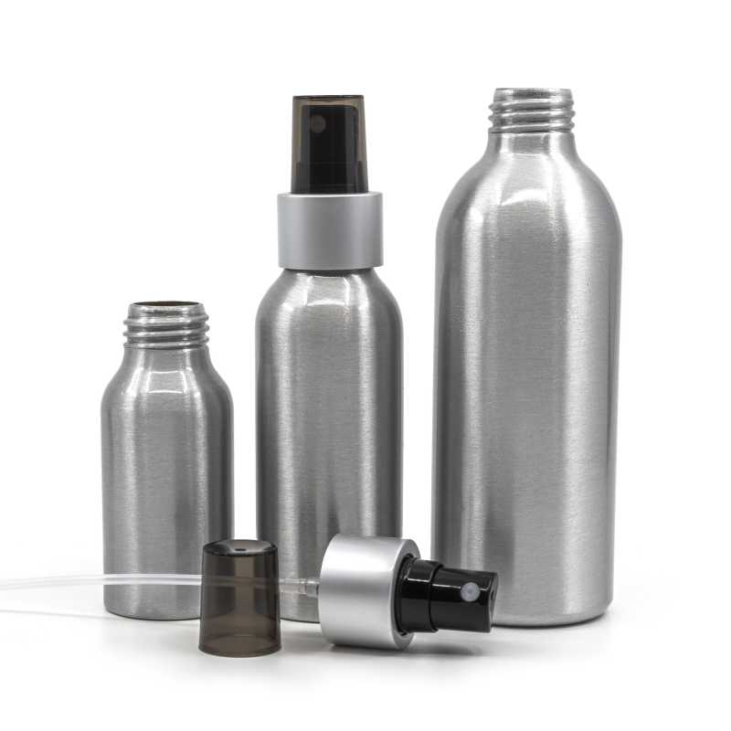 Thealuminium bottle is lightweight and durable. It is coated on the inside with EPA (a special resin), so your product will not come into contact with the alumi