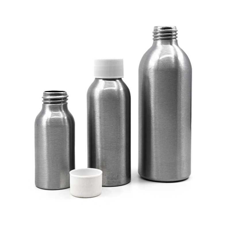 Thealuminium bottle is lightweight and durable. It is coated on the inside with EPA (a special resin), so your product will not come into contact with the alumi