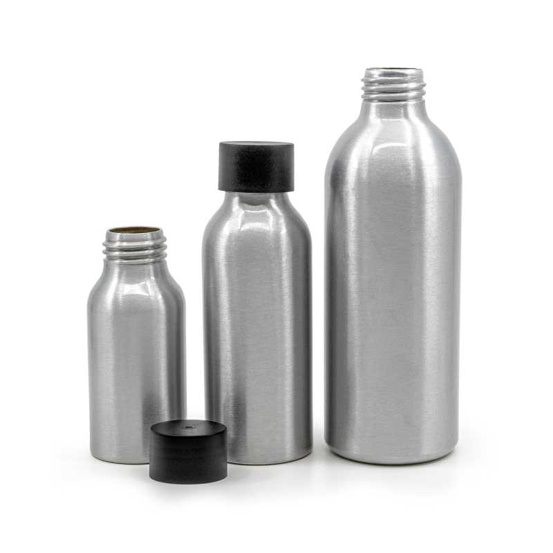 Thealuminium bottle is lightweight and durable. It is coated on the inside with EPA (a special resin), so your product will not come into contact with the alumi