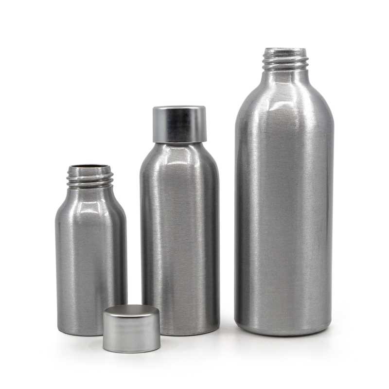 Thealuminium bottle is lightweight and durable. It is coated on the inside with EPA (a special resin), so your product will not come into contact with the alumi