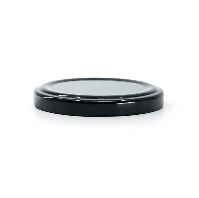 Black Aluminium Lid For Jar