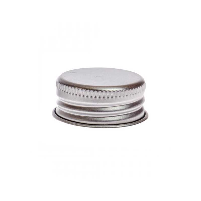 Silver Aluminium Cap, 28/400