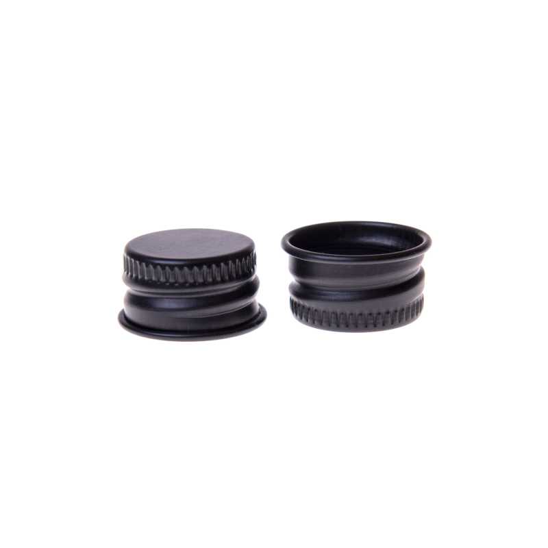 Black aluminium cap suitable for bottles with neck diameter 18 mm.
Please note that by purchasing our product you accept responsibility for its use and functio