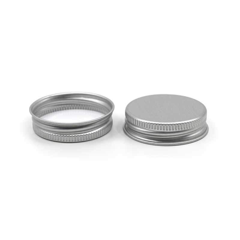 Silver Aluminium Lid, 56 mm