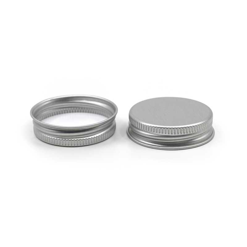 Silver Aluminium Lid, 56 mm