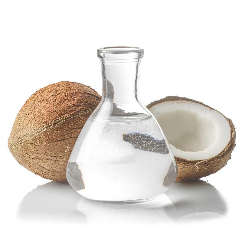 Fractionated coconut oil is refined by fractionation from the coconut. In this process, the oil is separated into its different types of fatty acids. It is liqu