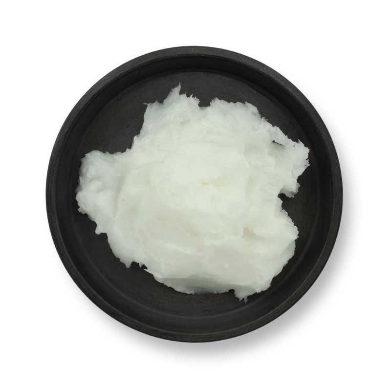 Coconut oil is extracted from the flesh of the coconut. The oil is not made from genetically modified raw materials.After refining, it is filtered to remove the