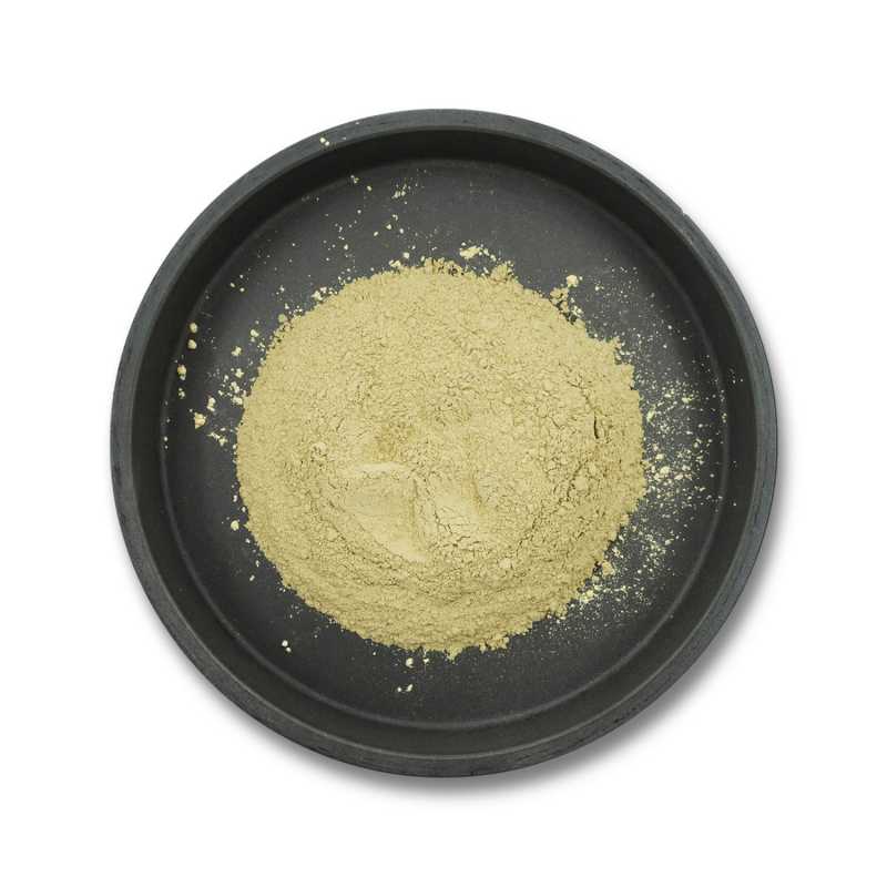 Yellow cosmetic clay (or alum) is a 100% natural powder rich in minerals such as silicon, calcium, magnesium, potassium , iron and others. Clays are miscible wi