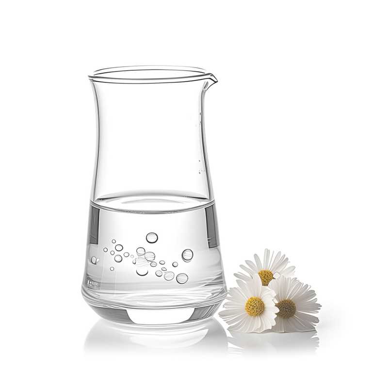 Chamomile flower water has soothing and relaxing effects. This steam-distilled liquid is suitable for use directly on the skin or in the bath. It is also very u