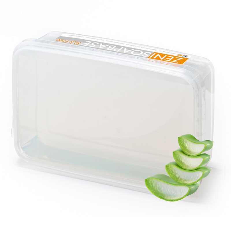ZENISOAPBASE Melt & Pour, MAXI Aloe Vera Clear, 1 kg