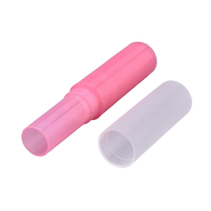 Plastic packaging suitable for lip balms with transparent matt top.
Size: 8,3 x 1,5 cm
Volume: 4 ml