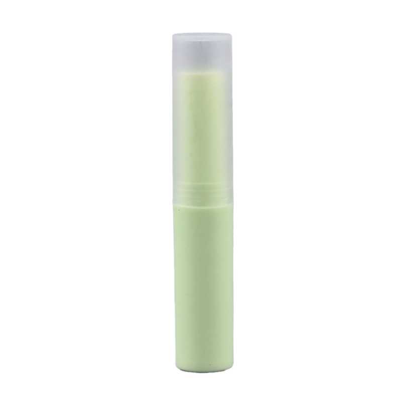 Plastic packaging suitable for lip balms with transparent matt top.
Size: 8,3 x 1,5 cm
Volume: 4 ml