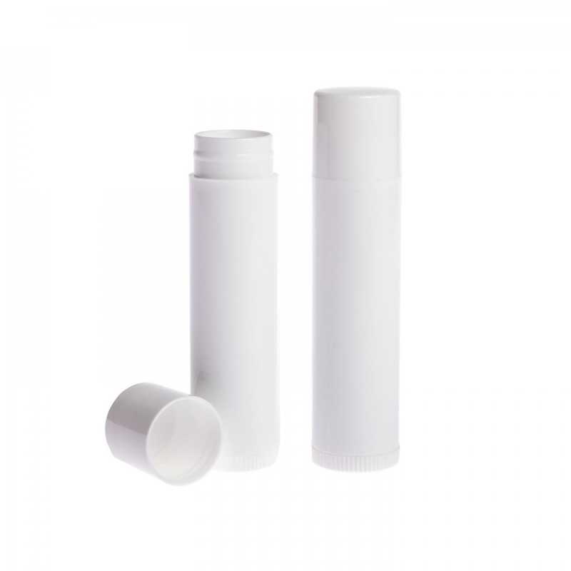 Plastic container with removable tip and capacity for approx. 5 g of balm. The outer casing has a smooth surface for easier marking. The packaging closes with a