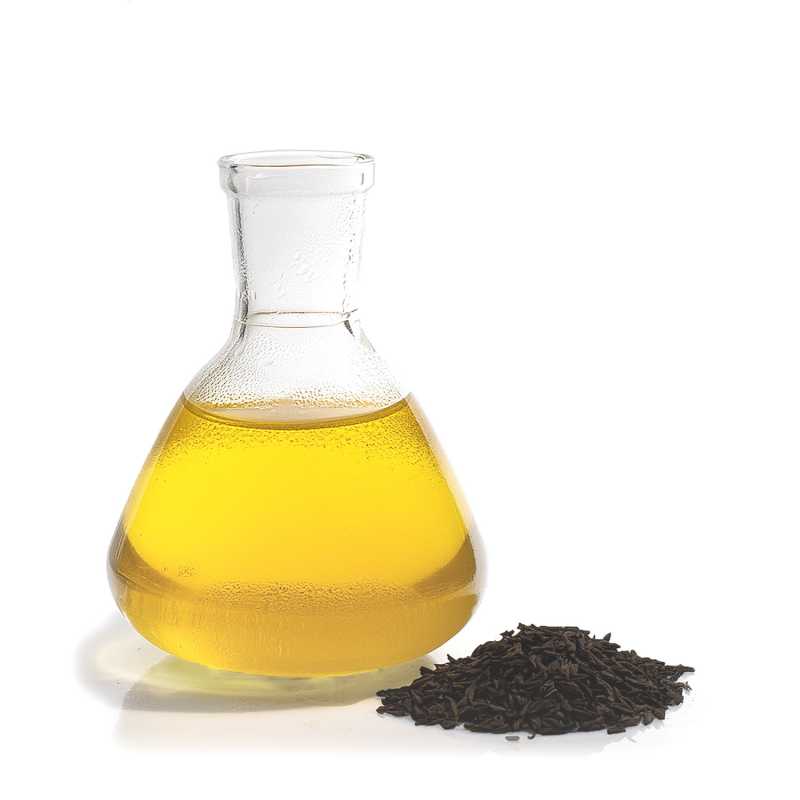 Black Caraway oil is produced by cold pressing the seeds of the Black Caraway plant, Nigella Sativa L., Ranunculaceae. It has a yellow to greenish colour and a 