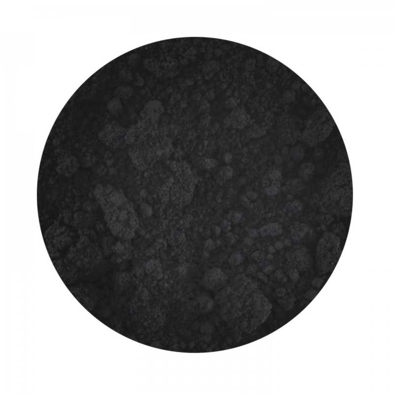 This is a very strong shade. It is suitable for making grey and black eyeshadows, liners and mascaras. Iron oxides are very strong pigments and should be used w