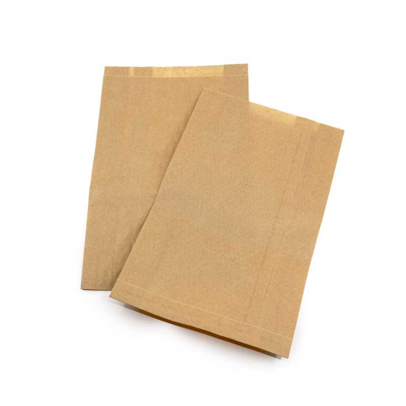 Brown 1-ply paper bag with rectangular bottom.
Made of brown kraft paper 35gr/m2, suitable for single use.
Dimensions: 18+6 x29 cm