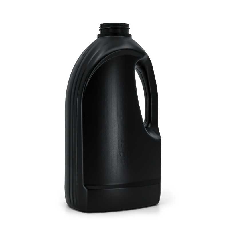 Black Plastic Detergent Bottle, 1,5 l