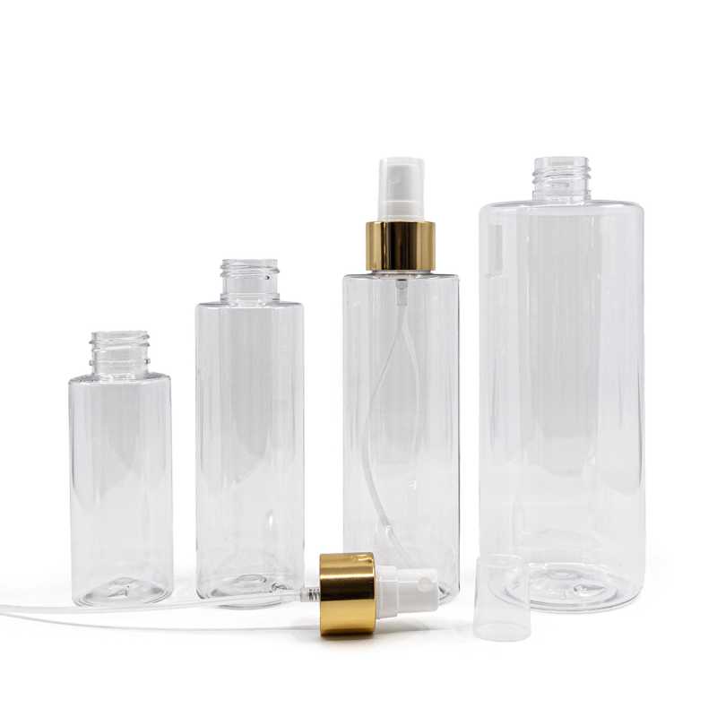 Transparent plastic bottle, ideal for storing a variety of liquids, oils, lotions, etc. It is semi-rigid, but can be squeezed.
Material: PET
Volume: 100 ml, t