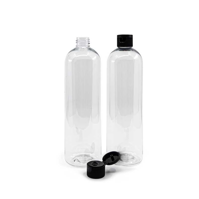 Transparent plastic bottle, ideal for storing a variety of liquids, oils, lotions, etc. It is semi-rigid, but can be squeezed.
Material: PET
Volume: 500 mlBot