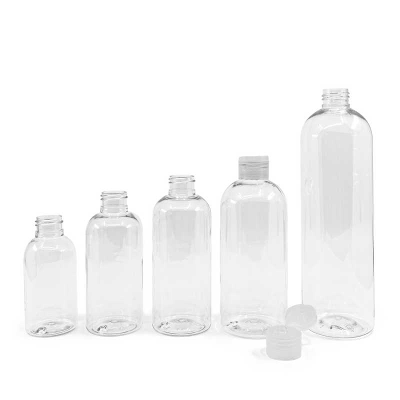 Transparent plastic bottle, ideal for storing a variety of liquids, oils, lotions, etc. It is semi-rigid, but can be squeezed.
Material: PET
Volume: 500 mlBot