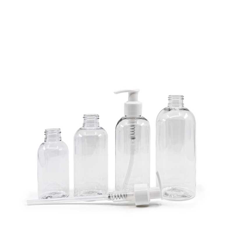 Transparent plastic bottle, ideal for storing a variety of liquids, oils, lotions, etc. It is semi-rigid, but can be squeezed.
Material: PET
Volume: 100 mlBot