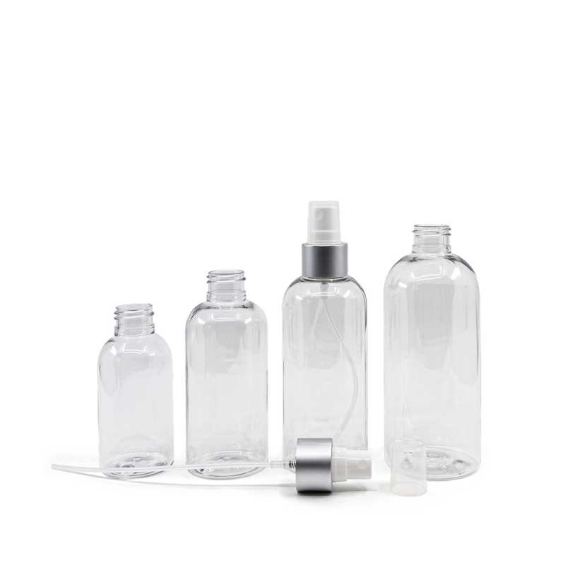 Transparent plastic bottle, ideal for storing a variety of liquids, oils, lotions, etc. It is semi-rigid, but can be squeezed.
Material: PET
Volume: 100 mlBot