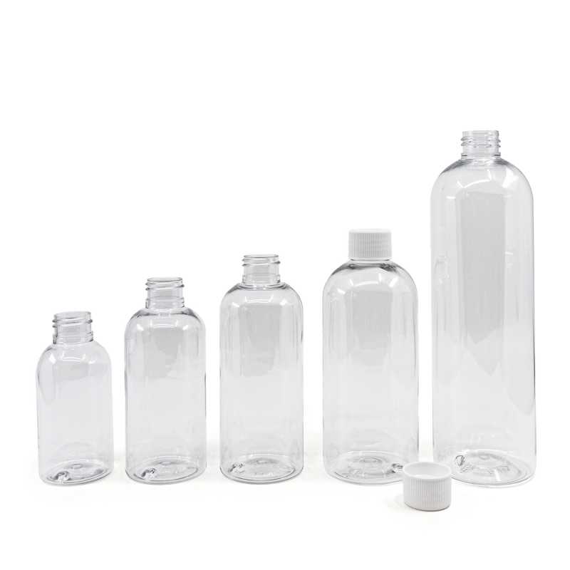 Transparent plastic bottle, ideal for storing a variety of liquids, oils, lotions, etc. It is semi-rigid, but can be squeezed.
Material: PET
Volume: 300 mlBot