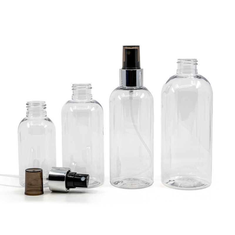 Transparent plastic bottle, ideal for storing a variety of liquids, oils, lotions, etc. It is semi-rigid, but can be squeezed.
Material: PET
Volume: 300 mlBot