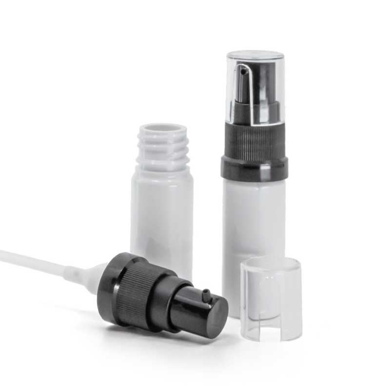 White Plastic Bottle, Oil Pump, 10 ml