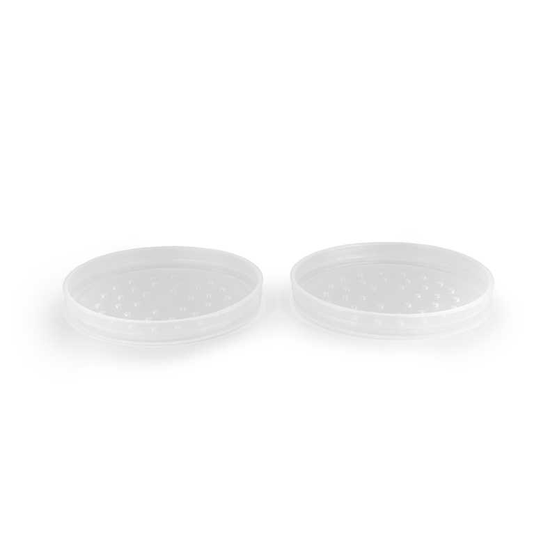 Transparent Plastic Sifter for 70 mm Jar