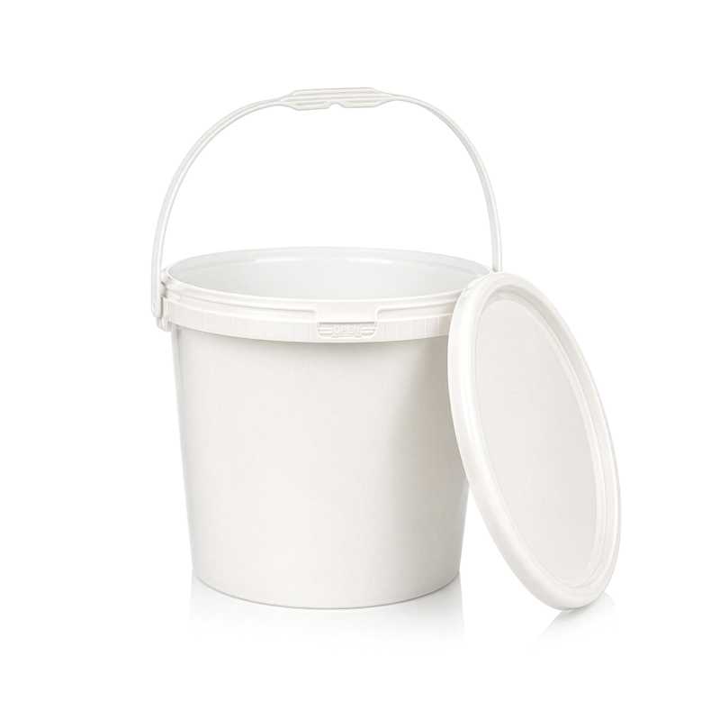White Plastic Bucket, 20 l