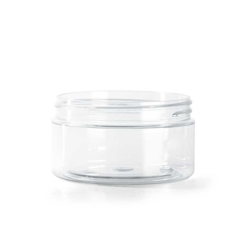 Transparent Plastic Jar, 100 ml
