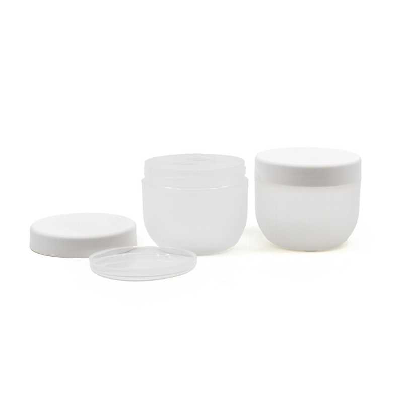 Frosted Plastic Jar, 100 ml