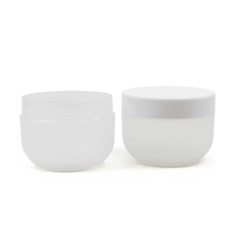 Frosted Plastic Jar, 200 ml