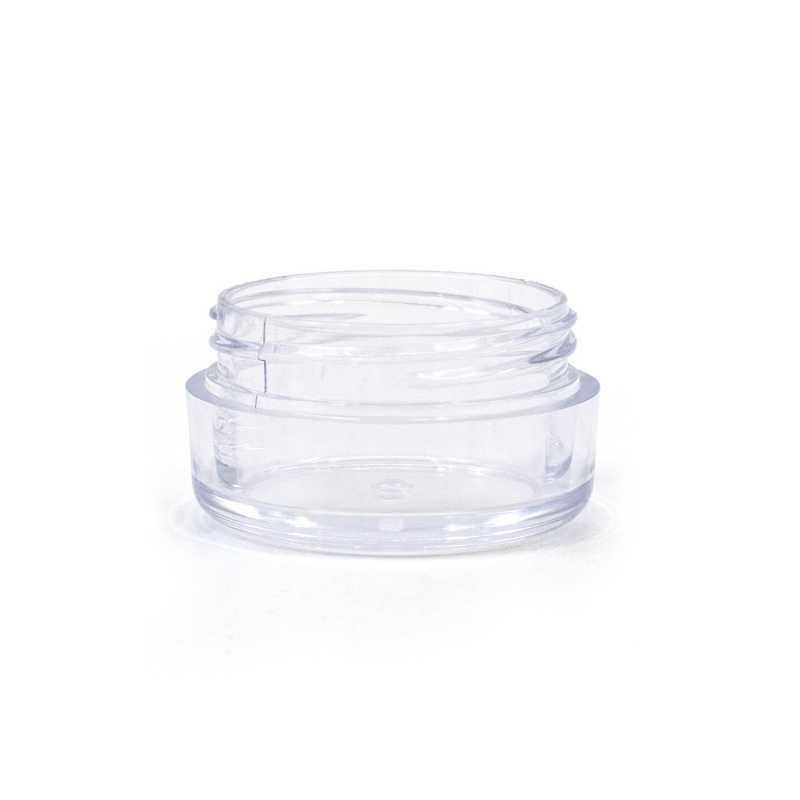 Clear Plastic Jar, 5 ml