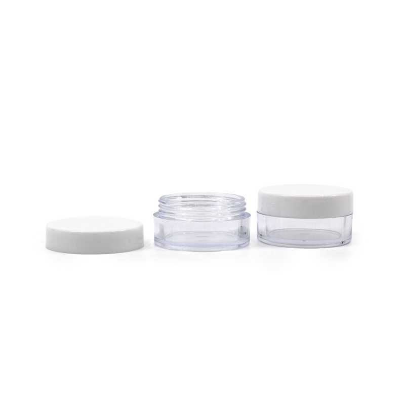 Transparent plastic cup with black lid, ideal for storing creams, serums, emulsions.Capacity of the cup is 10 ml.
The packaging is certified for use in cosmeti